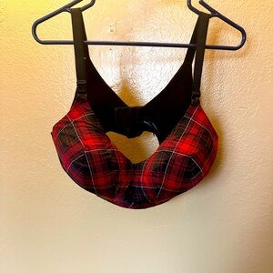 Plaid bra